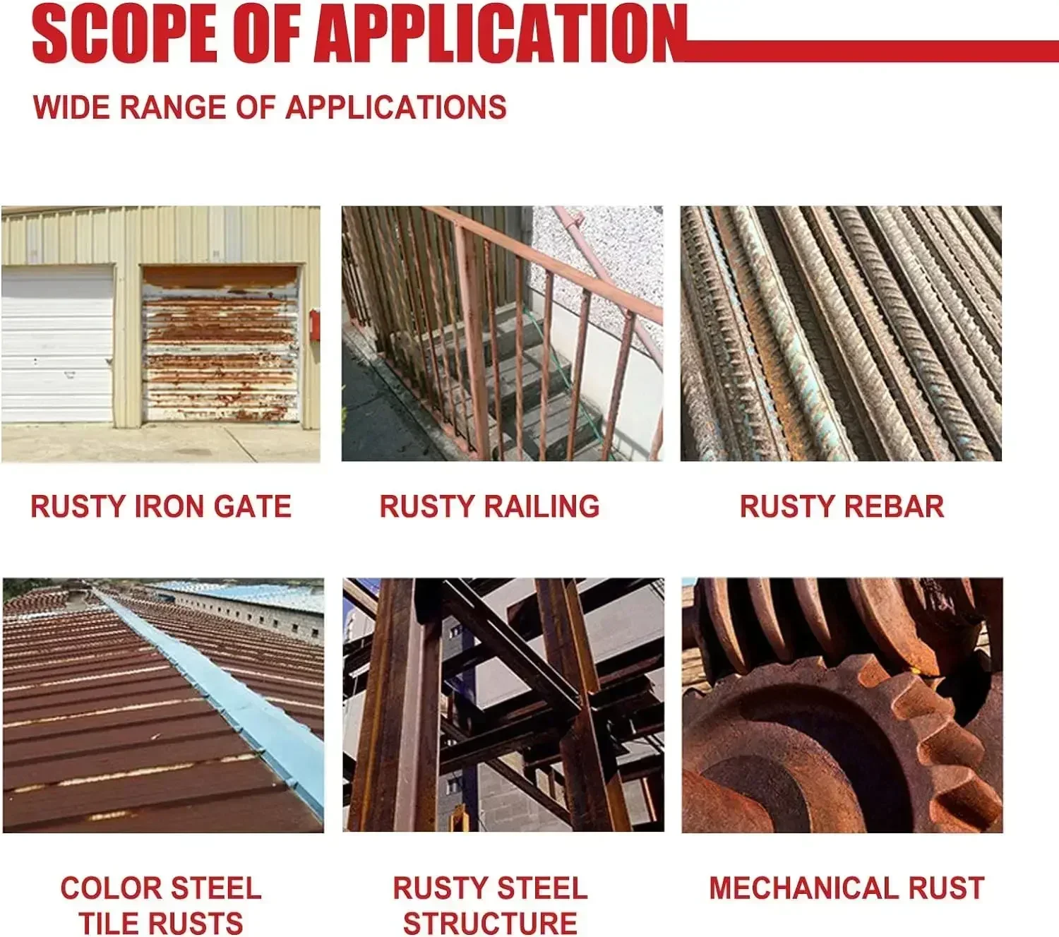 New 100ml Car Chassis Rust Converter Anti-Rust Water-Based Primer Metal Surface Rust Remover Weather-Proof Long Lasting Deruster