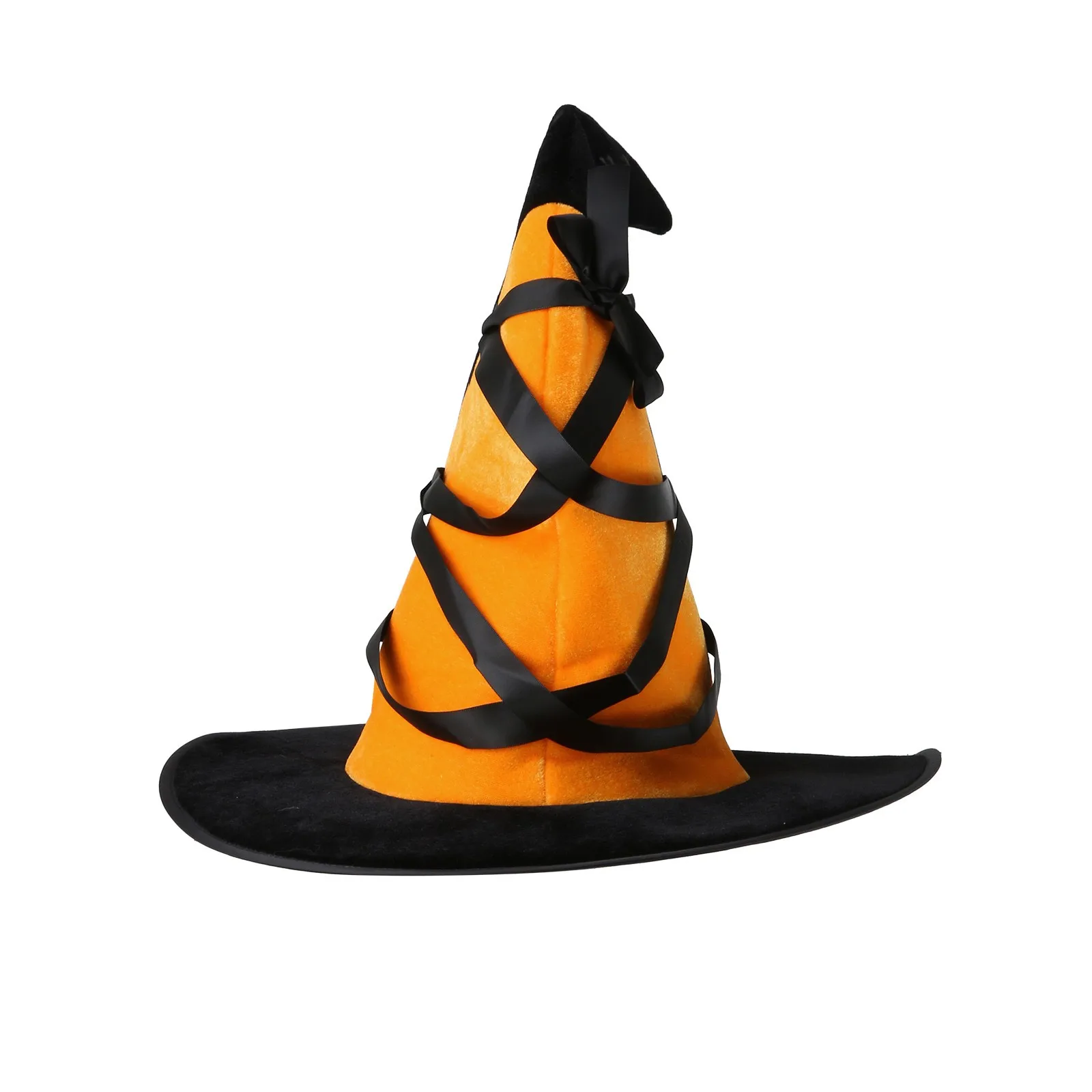 Orange demonic witch hat