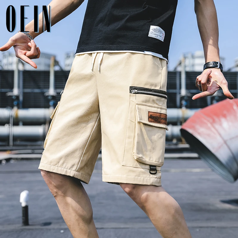 Pantalones cortos de carga hombre, Shorts tácticos militares con cremallera, varios bolsillos, Color caqui, verano, 2022| | - AliExpress