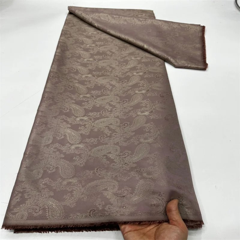 

2.5yard French Organza Lace Fabric 2024 High Quality African Brocade Lace Fabric With Jacquard For Nigerian Wedding Party Dress