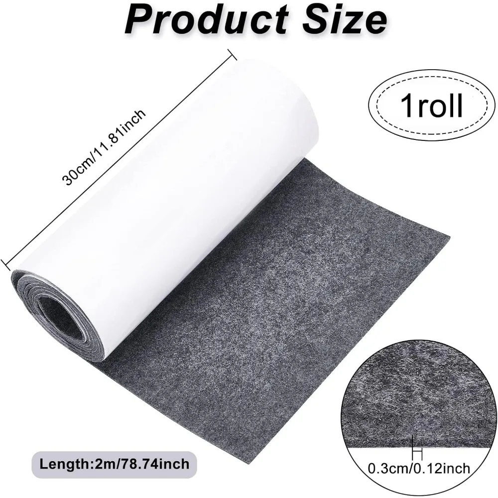 Jewelry Making Supplies Sewing Fabric Paste Craft Supplies 1Sheet 11.8x78.7inch Gray Self Adhesive Felt Fabric Drawer Liner for DIY Crafts Sewing Accessories and Jewelry Drawer Box Fabric