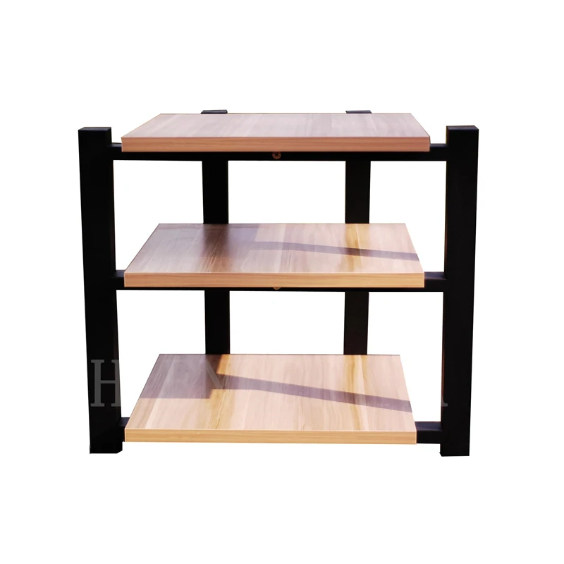 DK011PowerAmplifierRack234LayerSoundEquipmentRackSolidWood