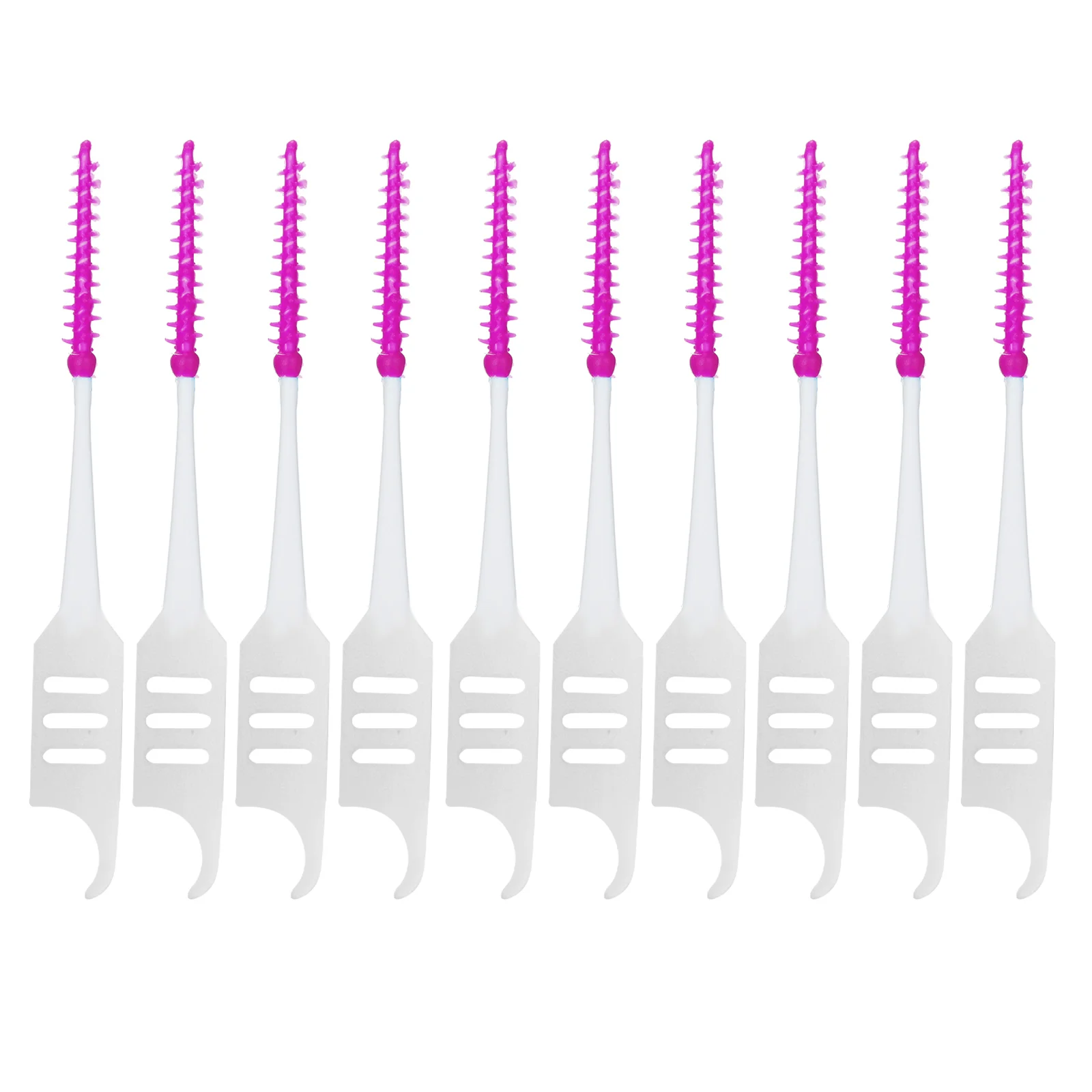 Silicone Brushes 160 Units Dental Toothpicks Brush Between Teeth Silicone  Toothpicks With Thread Oral Cleaning Tools - AliExpress