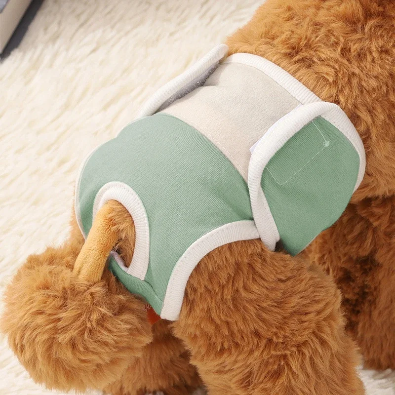 Reusable Female Dogs Diaper Pants Sanitary Female Dog Pants Diapers for Dogs Menstruation Pet Cat Physiological Safety dog diapers pet diapers dog nappies