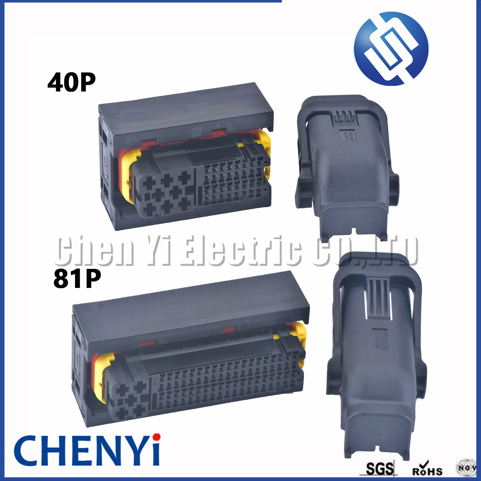 TE AMP 40 Pin 81 Pin Tyco PCB ECU Black Socket Ignition Harness