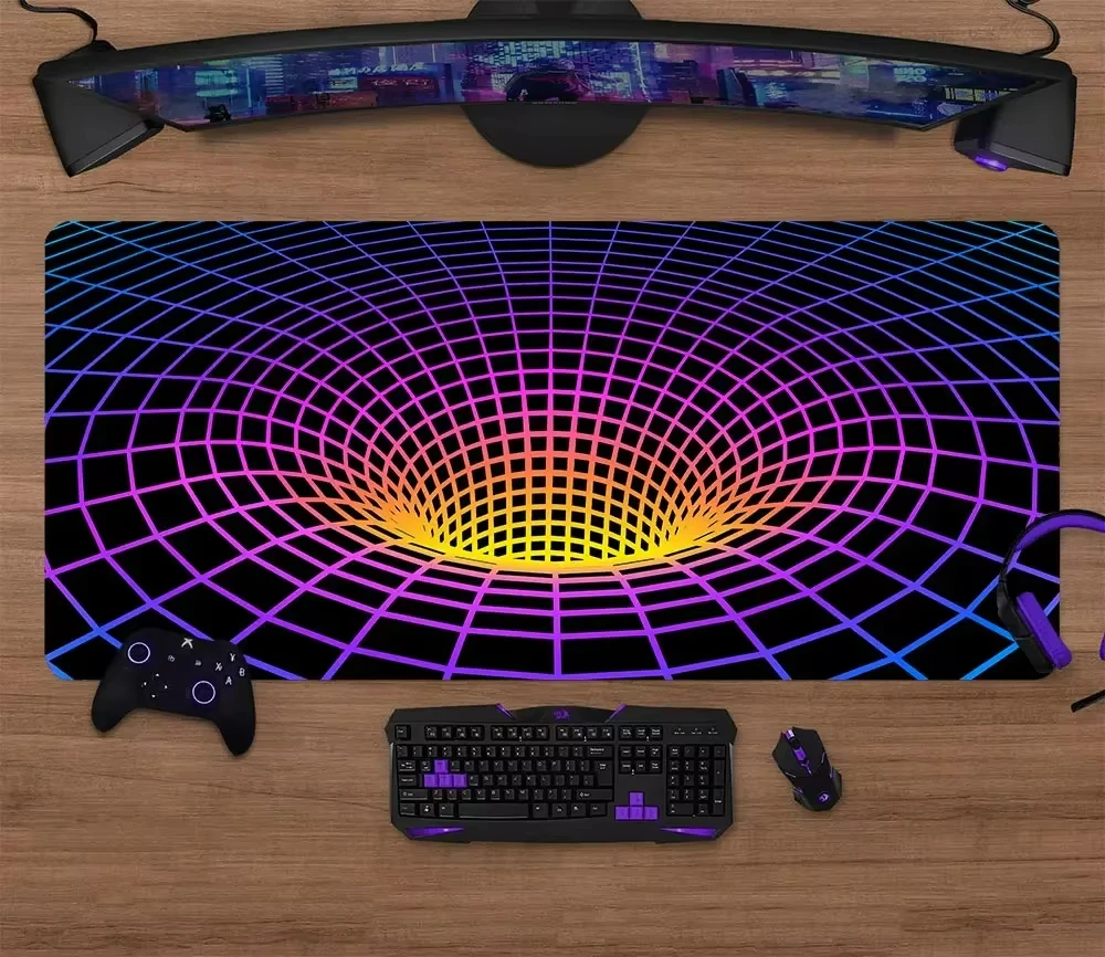 3D Optical Illusion Gaming Mouse Pad Gamer Desk Mat Computer Table Surface for Accessories Mauspad Non-Slip Office Mice Pads 2