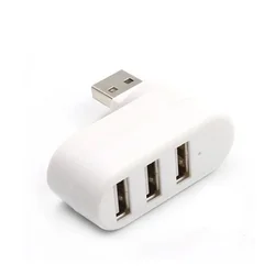 Rotatable Mini USB 2.0 Hub with 3 - Port Expansion for Enhanced Connectivity (USB 2.0 Hub)