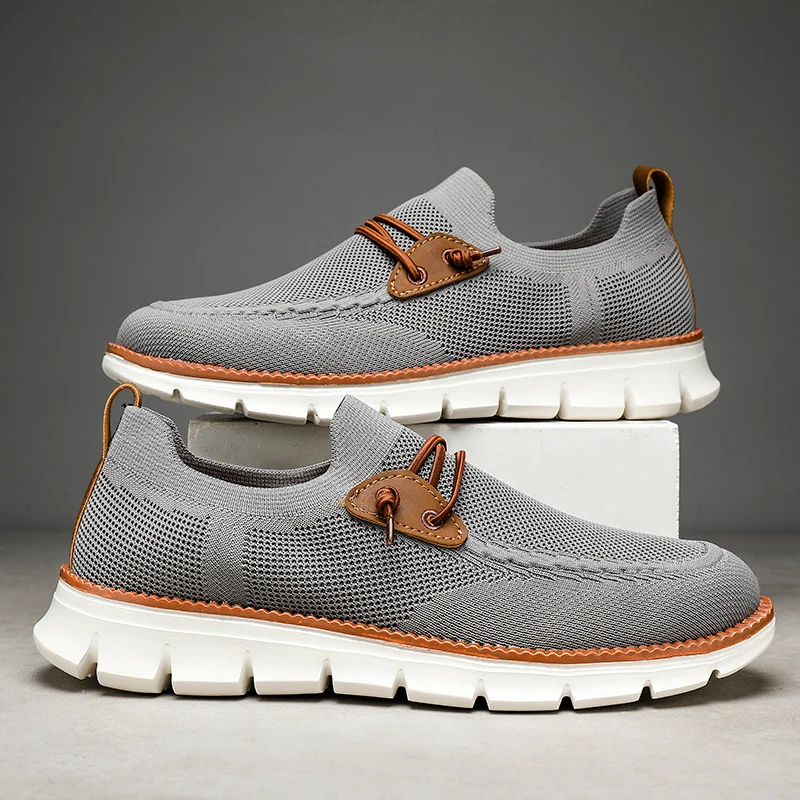 Wide Toe Mesh Shoes Men Stylist Casual Sneakers Loafers Summer Breathable Comfortable Plus Big Size 49 50 51 3