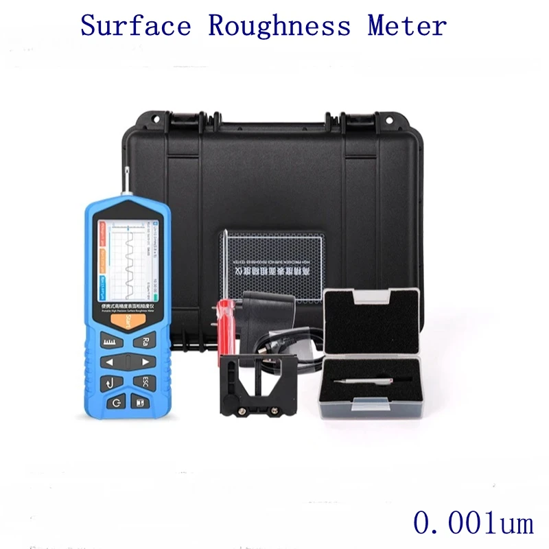 0.001um Digital Surface Roughness Tester OLED Display Real-time Surface Roughness Guage Data Connect PC Printer Precision Probe