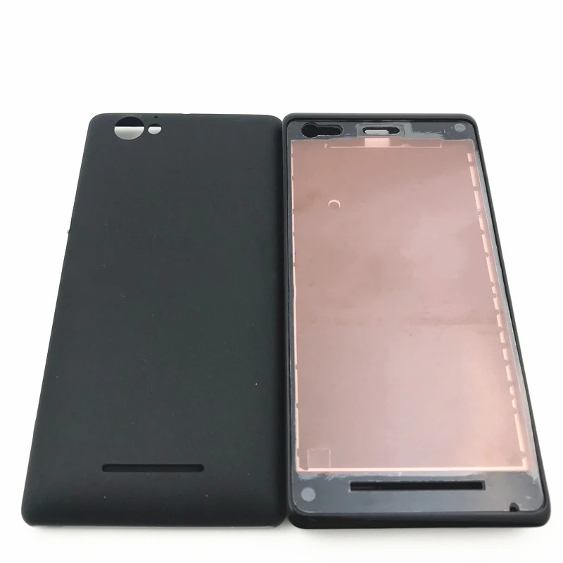 

Full Housing For Sony Xperia M C1904 C1905 C2004 C2005 LCD panel Middle frame case Battery door cover Side button Repats