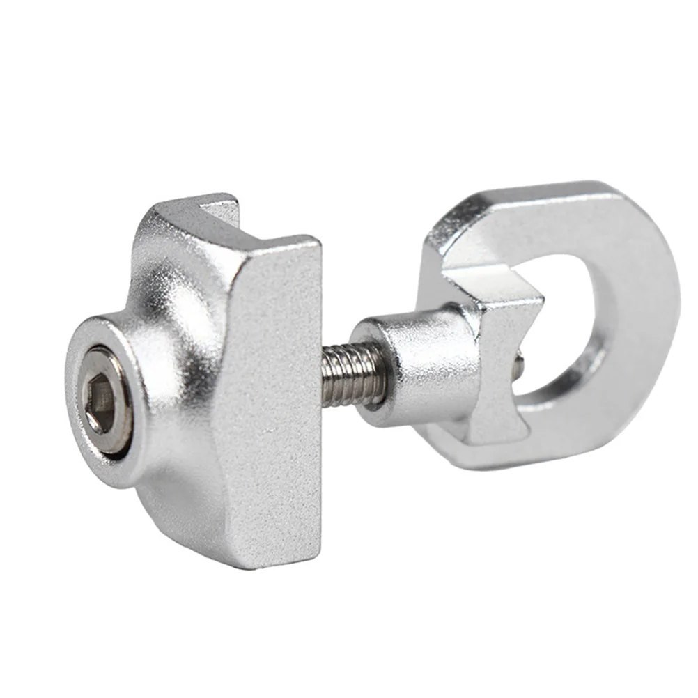 

Chain Tension Adjuster Motorcycle Chain Tensioner Universal Bike Chain Regulator Repair Tool for Folded Road Bike ( Silver )