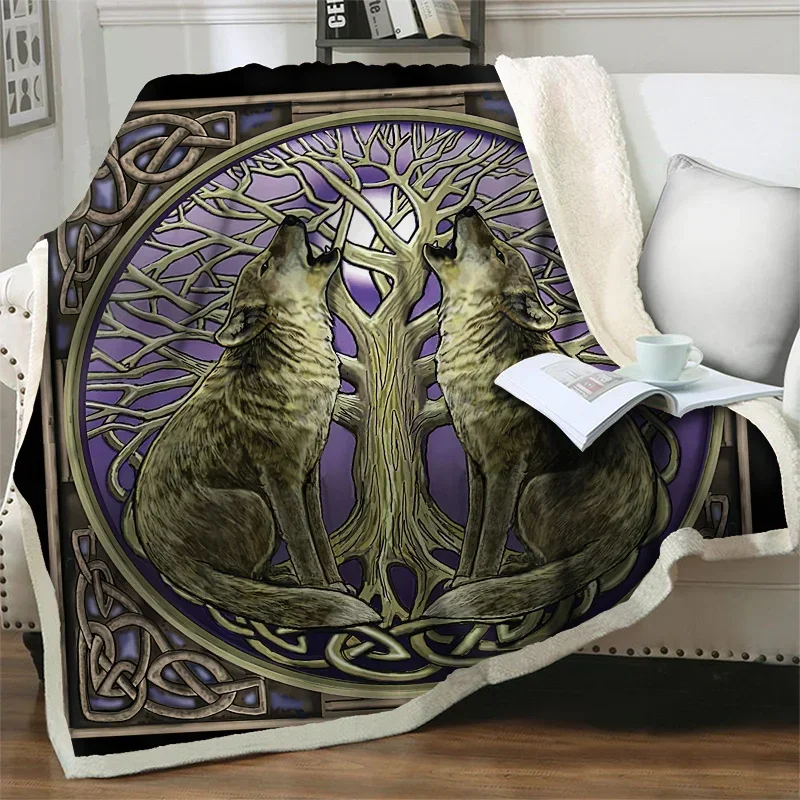 

3D мультфильм в этническом стиле, искусственное животное, плюшевые Пледы для спальни, кровати, дивана, домашний декор, для путешествий, пикника, одеяла, чехол для сна