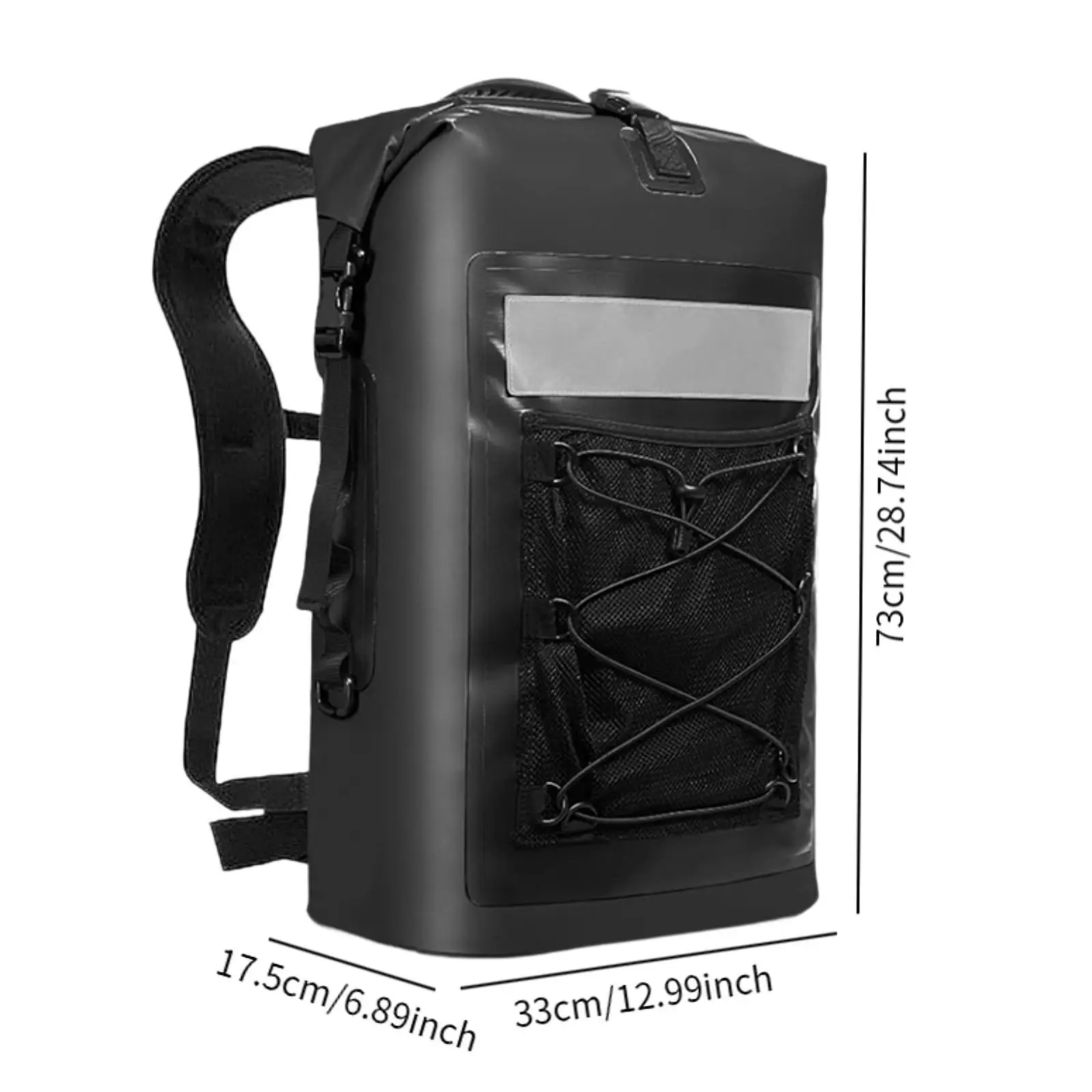 Waterproof Dry Bag Backpack 35L Portable Floating Bag for Outside Canoeing