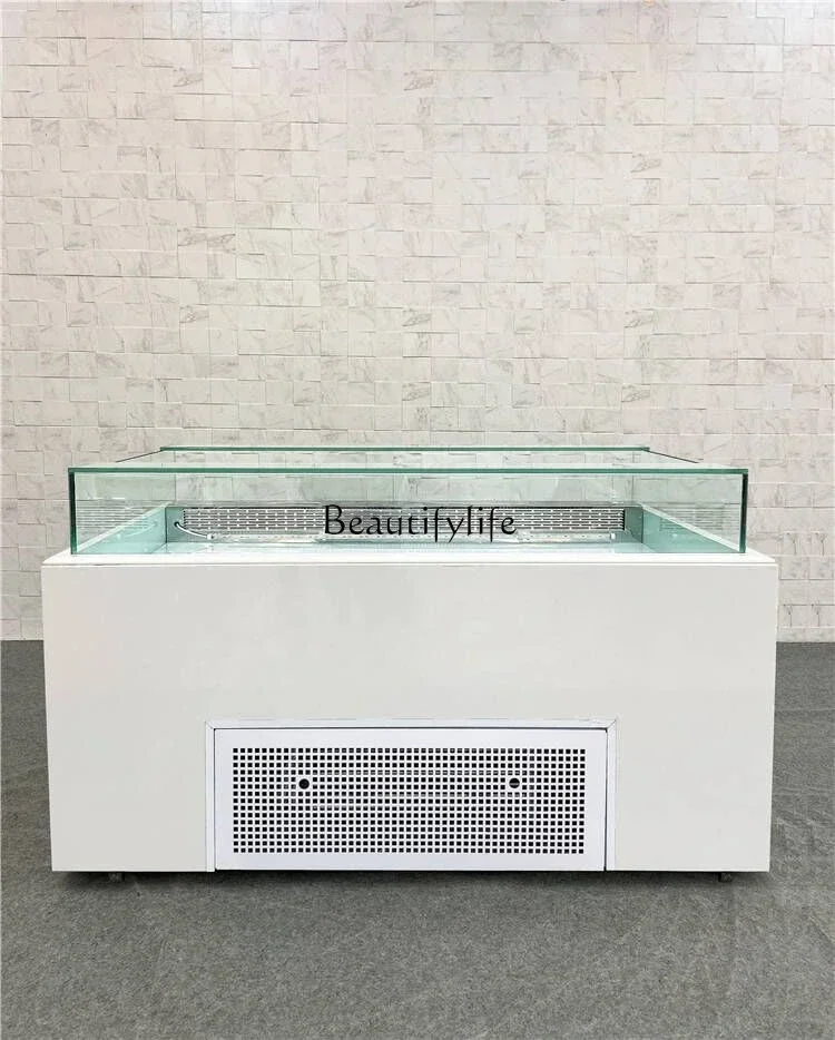 

Open Refrigerated Cabinet Open Cake Show Case Pastry Dessert Fruit Preservation