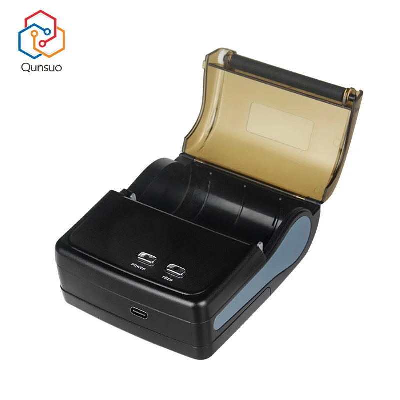 80mm 열전 사 프린터 휴대용 영수증 티켓 안드로이드 IOS 장치 용 무선 블루투스 모바일 포켓 빌 프린터