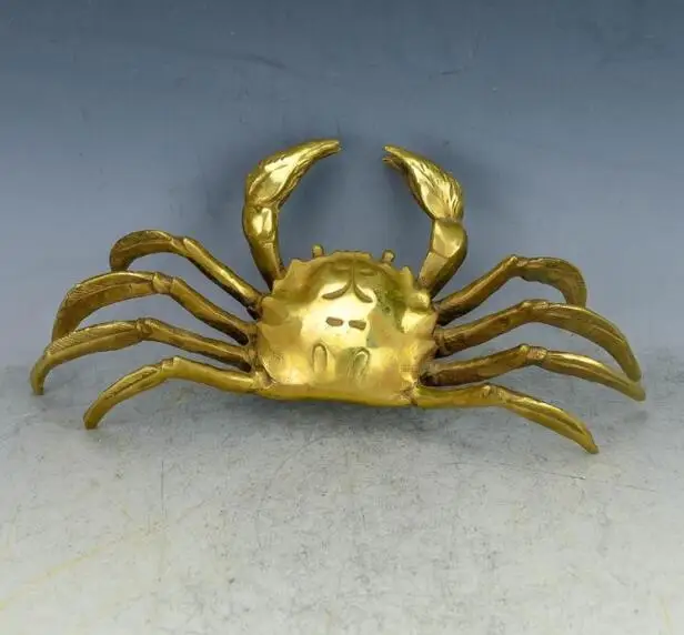 

WBY 1030--Pure copper, brass, crab, ornaments, household decorations, arts and crafts, ornaments and decorations
