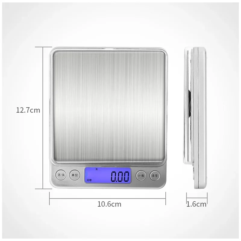 Coffee Scale Kitchen Accessories  Electronic Scale LCD Display Mini Digital Weight Bakeware Measuring Tool Kitchen Scale Balance