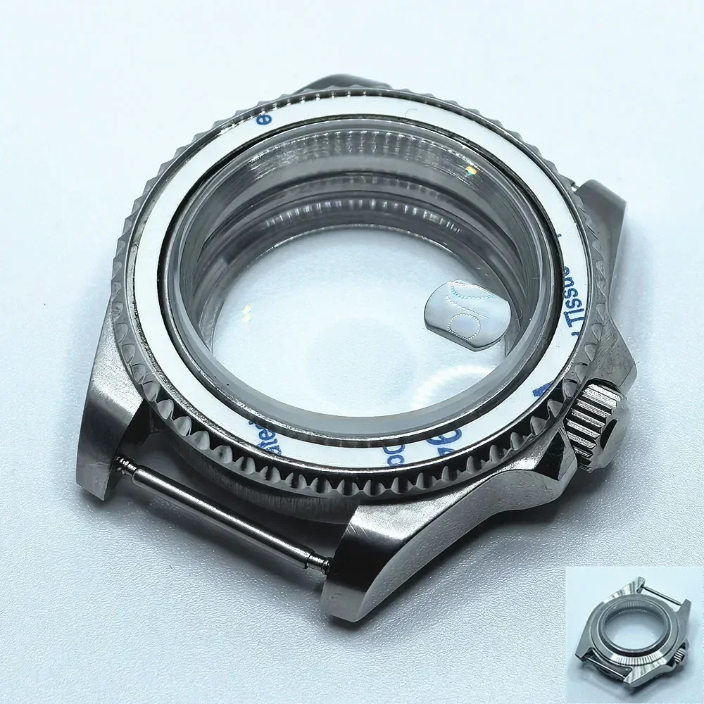 40mm Transparent Glass Watch Case