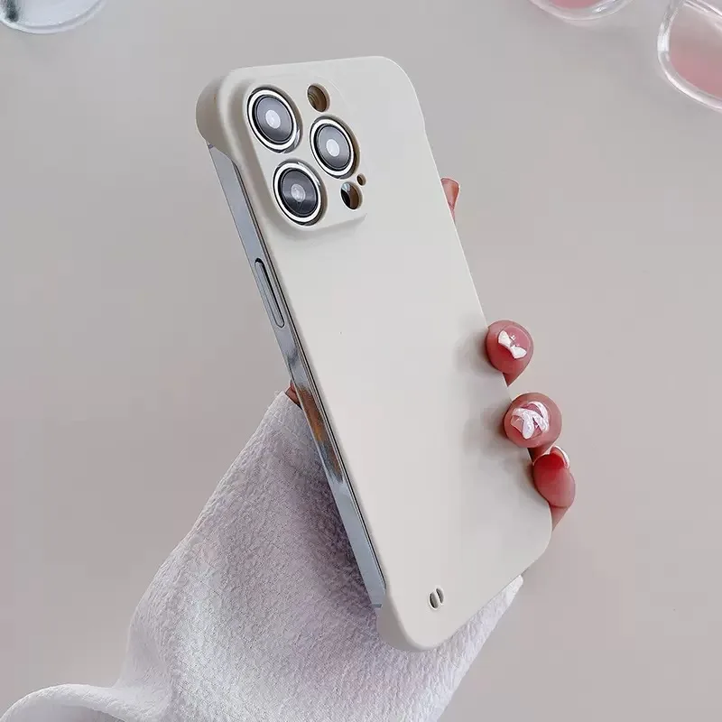 Ultra Slim Frameless Matte Phone Cover in Vibrant Colors