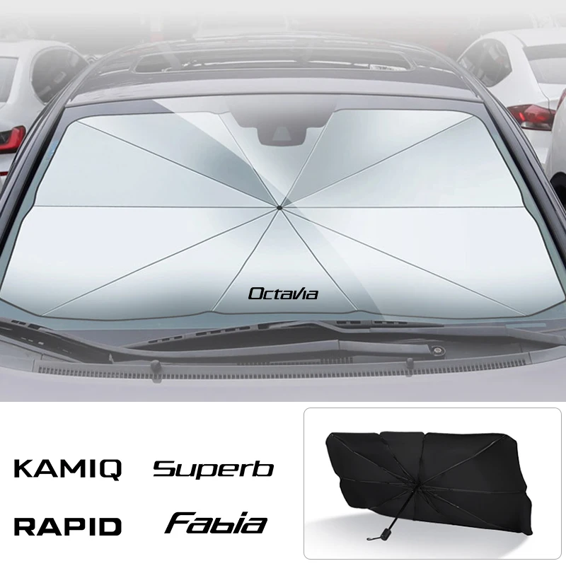 Premium Car Front Glass Sunshade Anti-UV Reflective Cover Accessory