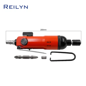 Alternative view of Pneumatic Screwdriver 1/4'' Straight Handle M5 Air Screw Driver 50N.M Industrial Tools for Furniture Install Appliance Repair