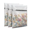 3pcs Zippered Mesh Laundry Bag Polyester Laundry Wash Bags Coarse Net Laundry Basket Laundry Bags for Washing Machines Bra Bag 1
