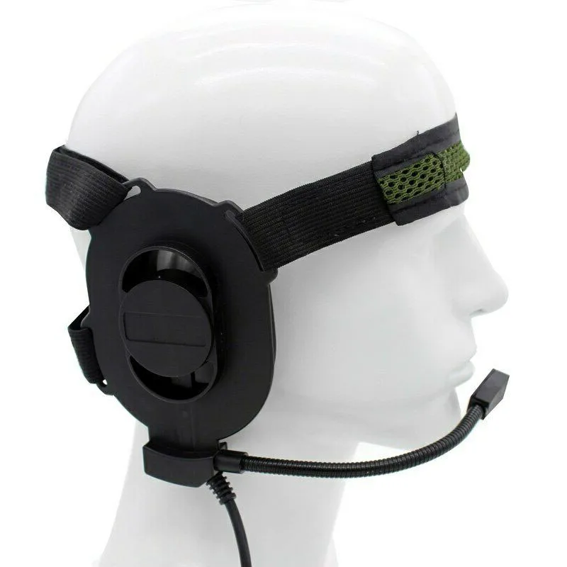 HD01 Z Tactical Bowman Elite II Headset with U94 PTT for Motorola CP040 CP140 GP68 GP88 GP88S GP300 GP3188 EP450 CLS1110 Radio