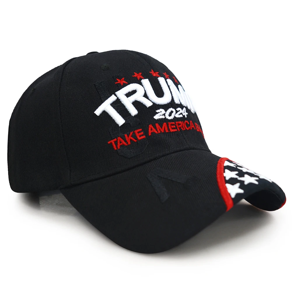 Stylish Donald Trump 2024 Cap USA Baseball Caps Keep America Great Snapback President Hat Embroidery Fashion Unisex Sunshade Hat 4