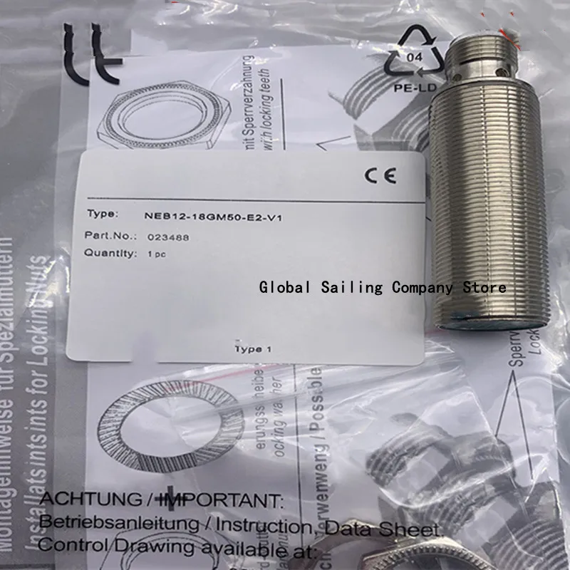 

3PCS New proximity switch NEB12-18GM50-E2-V1 NEB12-18GM50-E0-V1