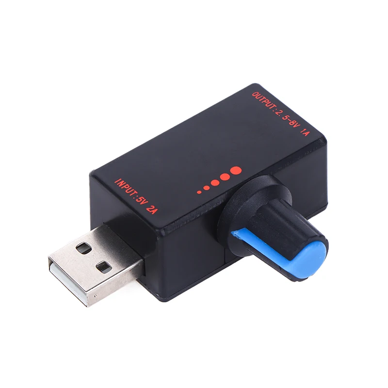 새로운 5W DC5V2A 팬 유도 속도 컨트롤러(스위치 포함) USB 보호 유형-C USB 노트북 휴대폰 냉각 팬 컨트롤러