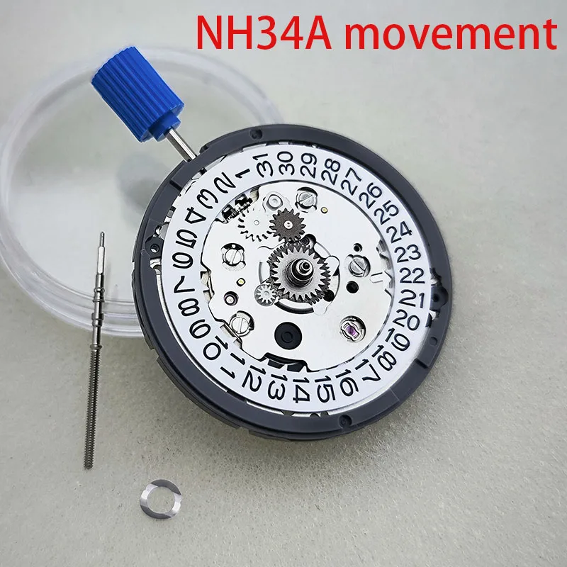 

New high precision NH34 automatic mechanical movement GMT function 4 pin movement watch accessories