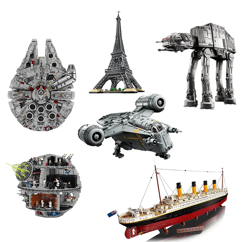 

In stock The Large Millennium Ship Falcon Building Blocks Star Destroyer bricks Compatible 75192 05132 Birthday bricks Gifts