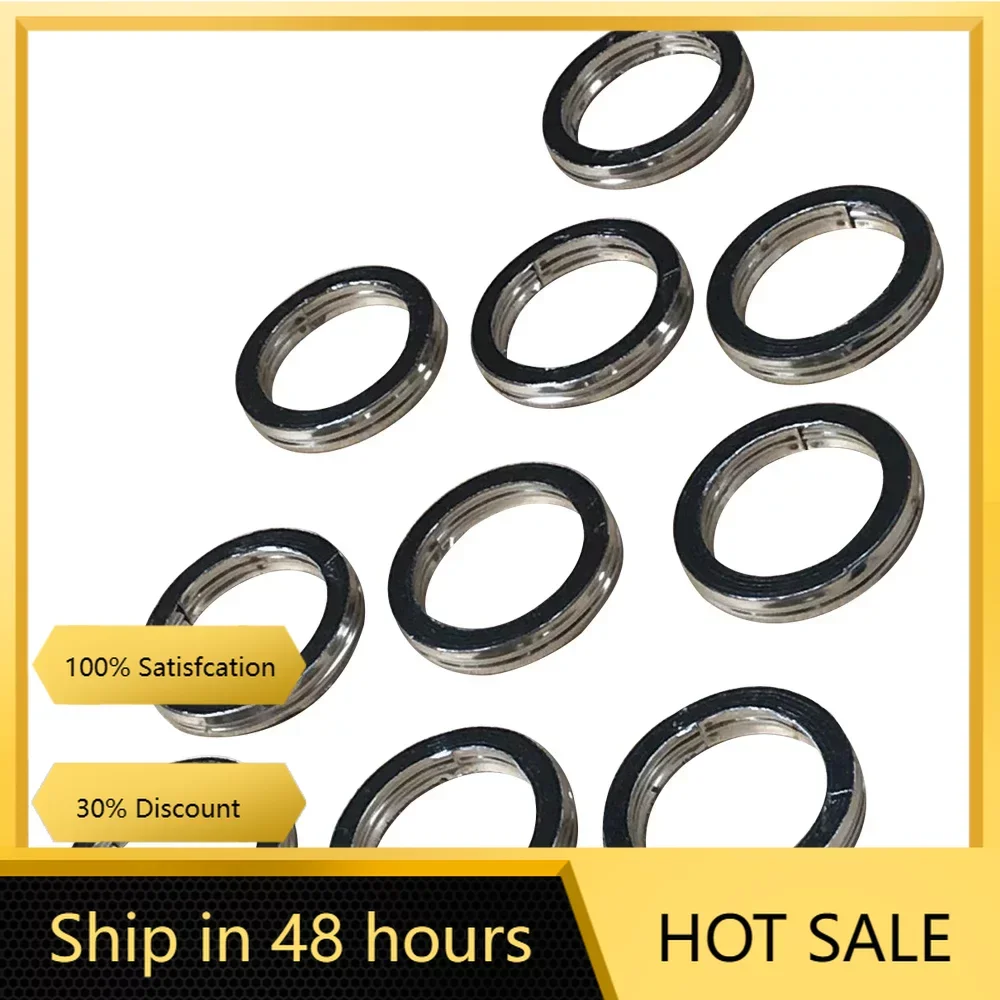 

10pcs 49X40X5 48X40X5 47X38X5 38X26X5 35X26X5 34x25x5 32X24X5 exhaust pipe muffler gasket for ATV mower generator motorcycle