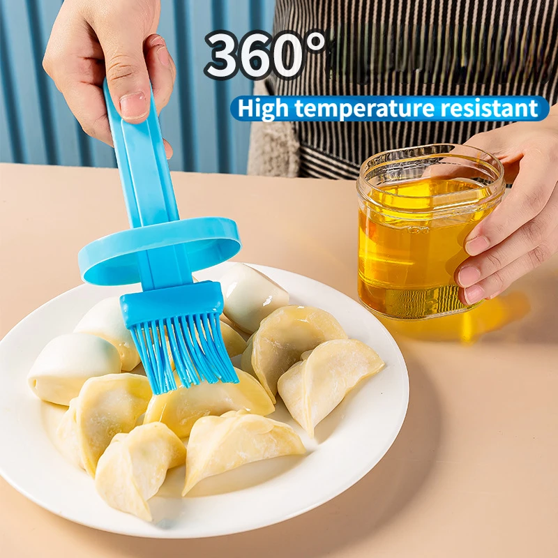 Oil Brush, Silicone Basting Brush, Oil Bottle Brush Silicone Bottle Brush High Temperature Resistant Barbecue Household Baking Pancake