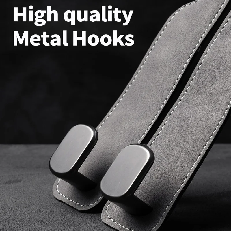 Car Seat Hook Suede Double-Headed Rear Storage Small Hook Car Interior Decoration Supplies