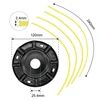 Steel Lawn Mower Head Free 4 Lines Replacement Gasoline/Lithium Grass Trimmer Head Removal Of Garden Weed Brushcutter Part 2