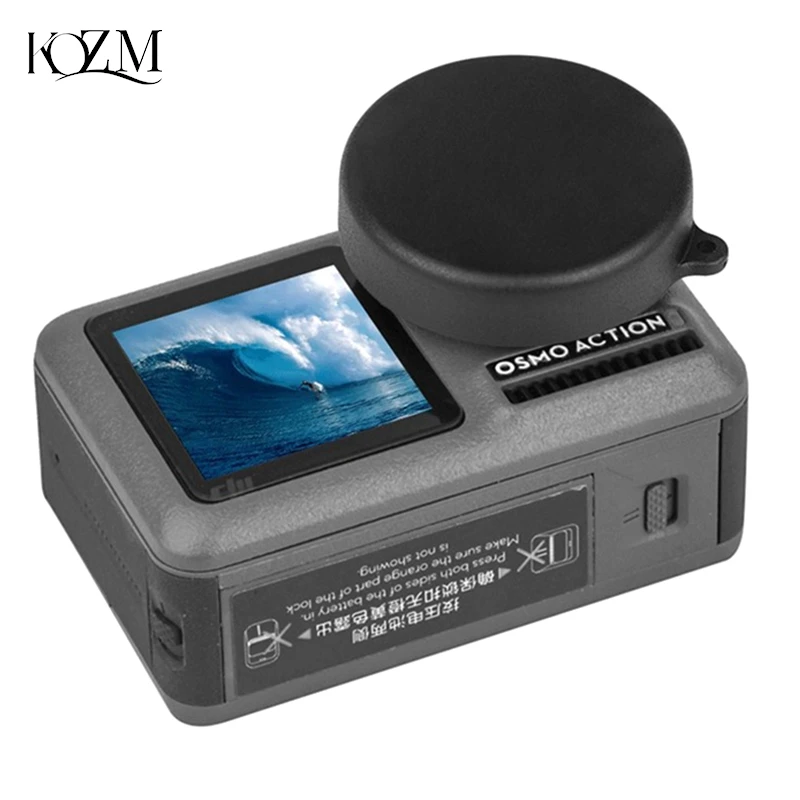 Lens Rear Cap Cover Lens Cover For DJI Osmo ACTION 4/3 Sports Camera Lens Protective Cover Dust And Fall Resistant Cap For DJI Action 4 Accessories