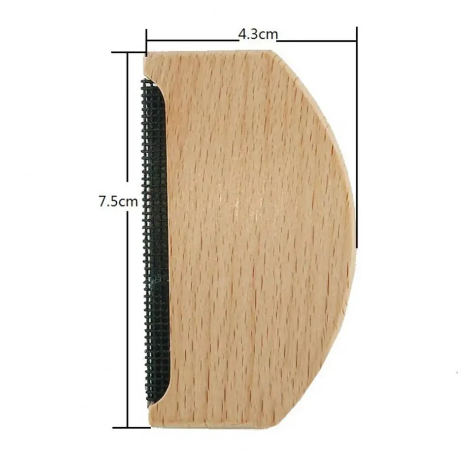 Wooden Sweater Fuzz Pilling Scraper Clothes Fluff Fabric Lint Removal Cleaning Comb Brush For Cashmere Wool_voghion.com