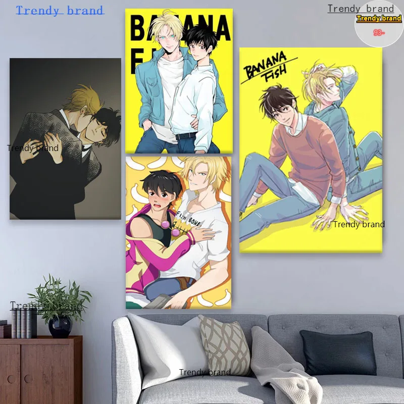 Anime Series BANANA FISH poster cartoon high Quality retro poster Prints  Wall Painting Decor Poster Home Decoration - AliExpress