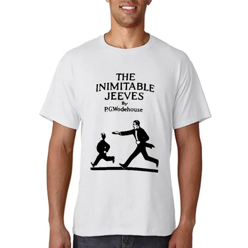 Titolo: The Inimitable Jeeves Book Cover T Shirt P G Wodehouse Jeeves Bertie Wooder Book Cover Jeeves And Wooster