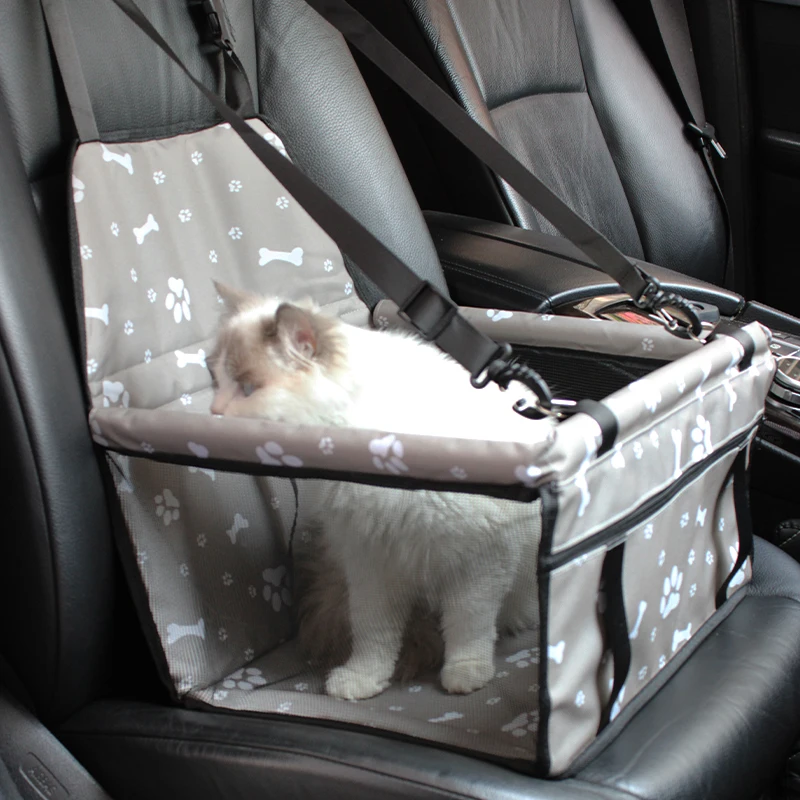 Pet car bag, cat car mat, mesh hanging bag, travel dog safety seat