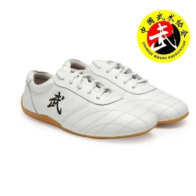 Chinese Kung Fu Shoes Tai Chi Shoe Taiji Genuine Leather Wu shu Martial Arts 2