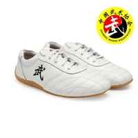 Chinese Kung Fu Shoes Tai Chi Shoe Taiji Genuine Leather Wu shu Martial Arts 2