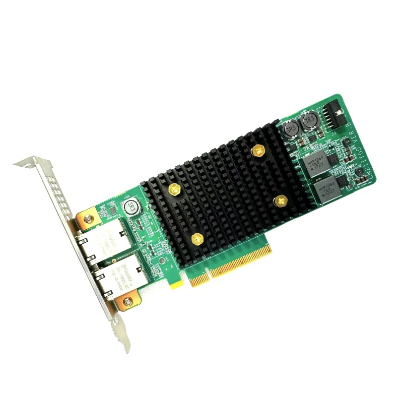 10G Ethernet Converged Network Card, 2*SFP Port Server Network Card with Intel 82599ES Chipset Ethernet 10Gbps Ethernet Adapter, LAN NIC Card PCI-E Support Windows Server/Linux/VMware