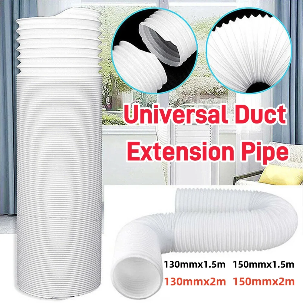 1.5/2M Portable universel Flexible climatiseur tuyau d'échappement Tube pièces de rechange pour Mobile climatisation tuyau de ventilation d'échappement 1 1.5/2M Portable universel Flexible climatiseur tuyau d'échappement Tube pièces de rechange pour Mobile climatisation tuyau de ventilation d'échappement 1