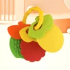 Christmas Decoration Baby Teething Toys Silicone Fruit Shape Safe Teethers Soothe Babies Gums Set For Infant And Toddler Gift 1