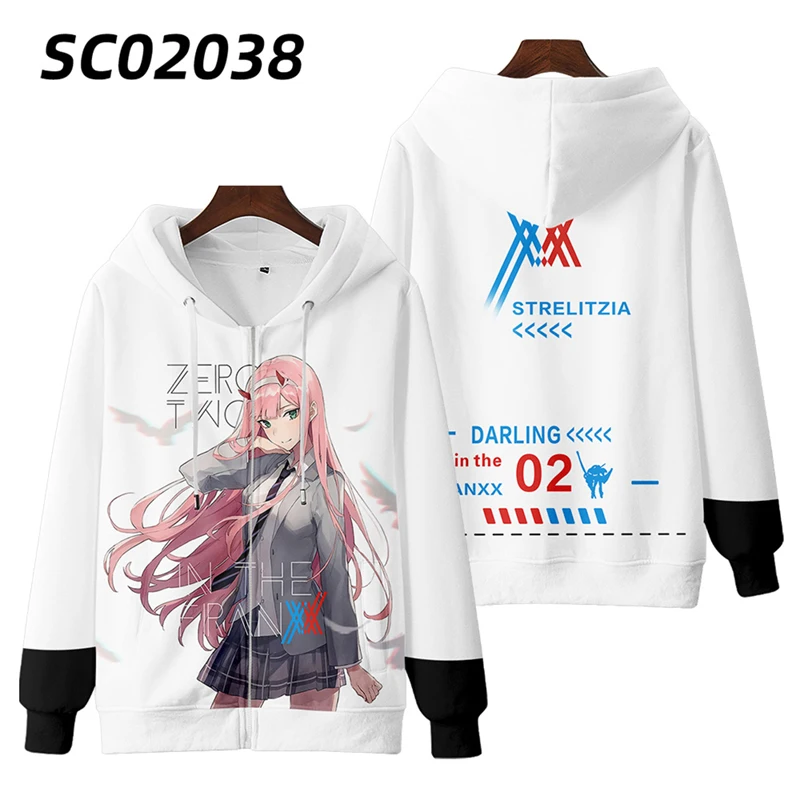 Sudadera Anime Cosplay Darling In The Franxx Zero Two 02