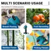 Drillpro 35mm Brushless Electric Pruning Shear Cordless Electric Scissors Fruit Tree Bonsai Hedge Trimmer For Makita 18V Battery 4
