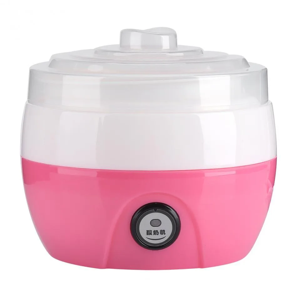 1L Household Automatic Plastic Yogurt Maker Kitchen Appliances Light and Convenient Electric Yogurt Machine