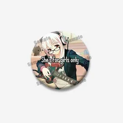 Whimsical Super Sonico Fashion Brooch Tinplate Button Pin Accessory (Type 27)